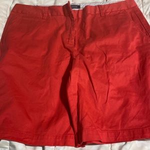 Red shorts black/white shorts mid rise worn once